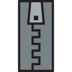 Zip SVG Icon